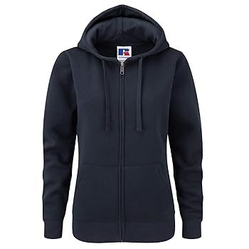 Russeluno ラッセルノパーカー　レディース　ロゴ　フーディ　2 L 黒 Russell Athletic パーカー 「別注」RUSSELL ATHLETIC